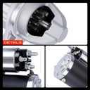 A-Premium Starter Motor Compatible with Dodge Dart 2013 2014 2015 2016, 2.0L 2.4L, 12V 1.4KW 10 Teeth Clockwise, Replace# 56029681AA, M000T39072, M0T39072