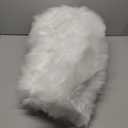 Faux Fur Rug Sheepskin Shag Fluffy Fuzzy White 2x6 ft Runner Rugs for Bedroom Bedside Bed Floor Living Room Plush High-Density Cushion Carpet Super Sofa Cover
