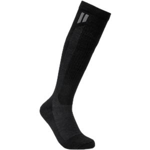 HOLLOW Alpaca Compression Socks for Women & Men 15-20 mmHg – Wide Calf, Circulation Support, Moisture Wicking, Breathable Knee High Socks, Large, Black