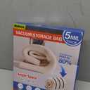 Memory Foam Mattress Vacuum Bag, Heavy-Duty Mattress Storage Bag for Moving and Transport, Mattress Compression Bag with Straps & Dual-Zip Seal (Twin/Twin XL)