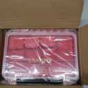 IPX4 Waterproof Small Storage Parts Organizer, Small Parts Case with Removable Dividers, Screwdriver Bit Set Box(2 Boxes)