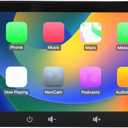 Double Din Car Stereo for Carplay for Android Auto, 7in Car Play with 1080P Reverse Camera, Multimedia Player with BT, , Mirror Link, Voice (W507C (W507C Self Adhesive Bracket)