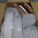 175PCS Rose Gold Dinnerware Set for 25 Guests, Rose Gold Rim Plastic Disposable Plates for Party Wedding Include 25 Dinner Plates, Dessert Plates, Silverware Set, Napkins, Cups