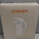 EVINYEP Rechargeable Bath Jets for Tub, Impact Force 65 kPa Bath Jet Spa, Bubble and FlowMassage Two Mode, Adjustable Speed, Cordless Portable Bathtub Jet for Relaxing Daily Use at HomeWhite