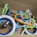 Bluey 12 Inch Kids Bike by Dynacraft for Boys and Girls with Training Wheels, Coaster Brake, Sturdy Frame, Easy Assembly, Fun Bluey Design, Beginner Toddler Bicycle