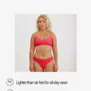 Organic Basics womens Naked Ribbed Thong Underwear (XX-Large, Strawberry)