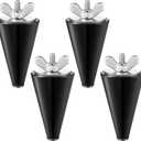 4 Pcs Rubber Winter Plug Applied in Boat Drains for 1/2 Inch to 1 Inch Holes, Long Tapered Rubber Stopper & Stainless Steel Head, Boat Drain Plug for Preventing Leaks and Water Intrusion