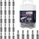 HPHOPE T25 Screwdriver Bit Set, Torx Bits T25, 1/4" Hexagon Bit (Length: 1", 25 Pack)