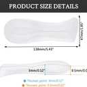 SOPROM Gel Weight Shifting Insoles for High Heels, Invisible Inserts Pads for Women Comfort, Foot Pain Relief, Extend Wear Time (Medium (for US 8-9.5 Women Shoes))