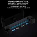 Tablet & Smartphone Headrest Mount - 360 Rotatable, Adjustable for Road Trips (Extendable Version)