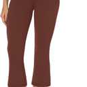 Sunzel High Waist Mini Flared Leggings for Women, Tummy Control Casual Flare Yoga Pants for Yoga Workout Gym (XL)