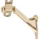 Hardware Essentials 852262 Utility Handrail Brackets Brass, Pack of 3