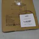 LAMU 2 Tier Lazy Susan Turntable Organizer 9.25'' Rotating Spice Rack Organization for Cabinet, Kitchen, Pantry, Countertop, Bathroom, Vanity, Medicine Cabinet Organizer, Clear