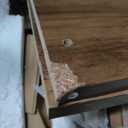 Twin Over Twin Floor Bunk Bed with Panelled Headboard and Footboard, Solid Rubber Wood Foundation with Safety Guardrails, Built-in Ladder,Antique Oak