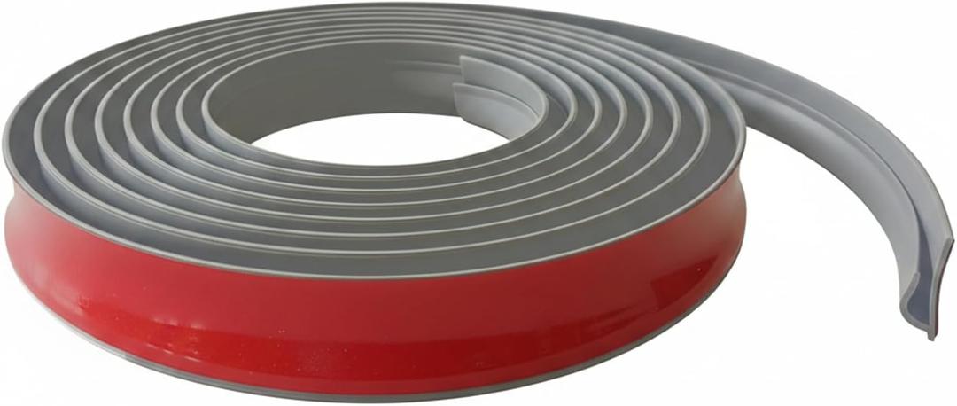 3ft Carpet Edge Trim, Carpet to Tile Transition Strip, Flexible Cuttable Floor Transition Strip, Threshold Cover for Doorways with a Height Less Than 5 mm Gray