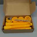 Godboy Gas Can Spout Replacement, Gas Can Nozzle, (5 Kit-Yellow) Flexible Pour Nozzle Suitable for Most 1/2/5/10 Gal Oil Cans, Fuel Can Spout Replacement