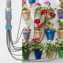 Drip Irrigation System Automatic Micro Drip Kit with 10 Drip Nozzles 52FT Irrigation Tubing Hose Garden Watering System for Flower, Potted Plants, Vegetable, Greenhouse