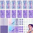 84 Pcs Kpop Birthday Party Favors With Mini Notepads, Greeting Cards with Envelopes Stickers, Slap Bracelets, Temporary Tattoos, Kpop School Supplies Goodie Bags Set for Girls Fans