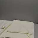 Ascoza 12pack 60x120 Inch Ivory Rectangular Tablecloth 6 Feet Table Cloth in Polyester Fabric for Wedding/Banquet/Restaurant/Parties