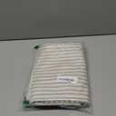 MIULEE Grey and Beige Patchwork Farmhouse Pillow Covers 20x20 Inch, Pack of 2 Striped Linen Decorative Modern Accent Pillow Cases for Sofa Couch Bedroom