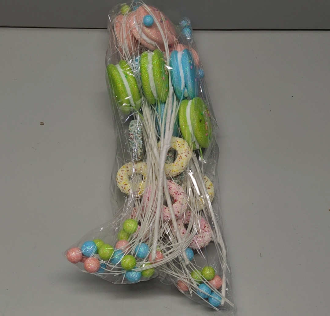 6Pcs Sosation Pastel Christmas ents for Xmas New Year Home Decor