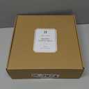 DN DECONATION Christmas Ornament Balls Set of 9, Green Velvet Hanging Ornaments for Christmas Tree, 3.14 Plastic Ball Decorative Ornaments for Home Holiday Party Decor Winter Gifts Indoor Decoration