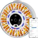 Colorwing 2025 Smart Pill Dispenser for Seniors - 31-Slot Automatic Medication Organizer with Bluetooth Alarms, Fingerprint & Mechanical Dual Lock, Daily Timed Dispenser (Elderly-Friendly Design)