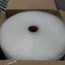 Amazon Basics Bubble Wrap for Moving, Packing, Shipping and Storage, Perforated Protective Cushioning for Fragile Items, 12-inch x 175-ft Long Roll, Small 3/16", Clear