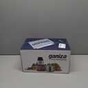 Ganiza Food Processor, 2-Speed Food Chopper Meat Grinder with 8 Cup Stainless Steel & 8 Cup Glass Bowls, Upgraded Button & Smart Overheat Protection Light - Includes Clean Brush, 2 Sets of Blades (Silver)