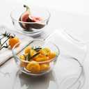SWEEJAR 8 oz Glass Bowls Set(6 pack),Small for Kitchen,Dessert for Ice Cream,Snack , Side Dishes, Serving for Dipping, Prep