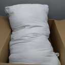 LANE LINEN Bed Pillows King Size Set of 1-20"x36" Medium Firm Down Alternative Pillows for Sleeping, Hotel Quality Back Stomach or Side Sleeper King Pillow 1 Pack, Cooling Soft Easy Care - White