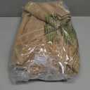 Homaxy Premium Cotton Kitchen Towels 16"x 28", Large Natural Ring Spun 390 GSM Dish Towels, Super Absorbent Terry Kitchen Hand Towels, Soft Tea Towels with Hanging Loop, Tan Check Design, 6 Pack