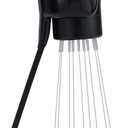 Normcore WDT Distribution Tool V2.1 with Stand - 0.23mm 8 Prong Espresso Distribution Tool - Magnetic Coffee Stirrer with 16 Extra Needles (Black)