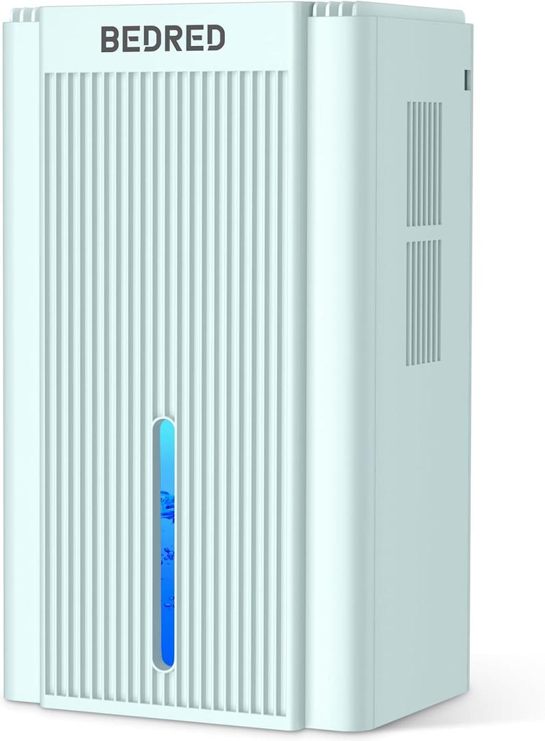 Dehumidifier,95OZ Dehumidifier for Home 1000 Sq.Ft - Quiet with Auto Shut Off & Relaxing 7 Color Ambient Light, Ideal for Livingroom, Bedroom, Basement(Pale Turquoise)