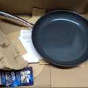 Blue Diamond Cookware Hard Anodized Ceramic Nonstick, 10" and 12" Frying Pan Skillet Set, PFAS-Free, Dishwasher Safe, Oven Safe, Grey