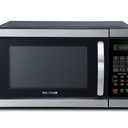Farberware Countertop Microwave 1000 Watts, 1.1 Cu.Ft. - Microwave Oven With LED Lighting and Child Lock - Perfect for Apartments and Dorms - Easy Clean Interior, Stainless Steel