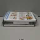 Seencool 8.5x11 Acrylic Sign Holder Vertical Double-sided Tabletop Sign Holder with Black Base, Plastic Picture Frame Paper Holder, Clear Menu Display Stand for Office Restaurant Store Home 4 pack