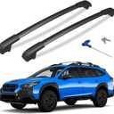 300lbs Lockable Roof Rack Cross Bars Compatible with Subaru Outback Wilderness 2022 2023 2024 2025, Heavy Duty Aluminum Roof Rails Crossbar for Rooftop Cargo Bars Luggage Kayak Bike Racks