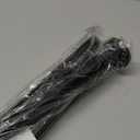 Matte Black Shower Curtain Rod,1 Inch Diameter Stainless Steel Adjustable Spring Tension Rods 32 to 68",with Holders,Anti-Slip,Curtain Rods No Drilling(1 Pack)