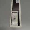 Rustic Toilet Paper Holder Wall Mount - 6.69"x2.95" Solid Wood Bathroom Tissue Paper Roll Hoder with 5.7" Stainless Steel Rod, Farmhouse Paper Towel Holder for Small Space