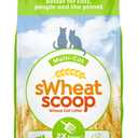 sWheat Scoop Natural Wheat Multi-Cat Litter, Superior Clumping with Odor Neutralizing Enzymes, 25 Pound Bag