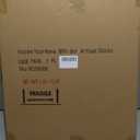 HOITUZYUS 14x20 Inches Modern Wall Clock Battery Operated, Wooden Decorative Analog Clocks with Silent Quartz, Minimalist Art Decor for Living Room, Office, Bedroom