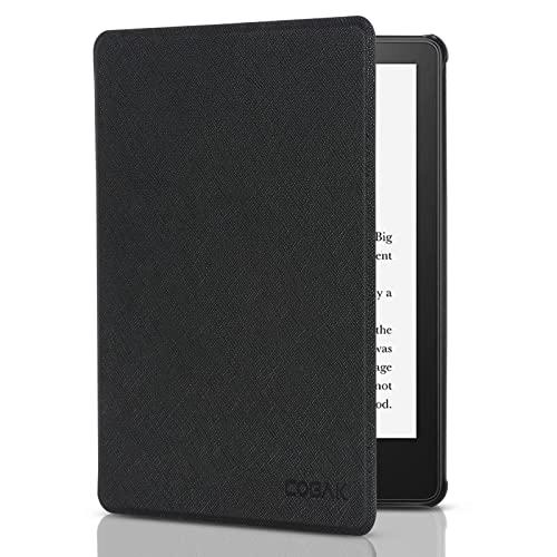 CoBak Case for 6.8" Kindle Paperwhite 11th Gen 2021- Smart Cover with Auto Sleep Wake Feature, Lightweight, Slim, PU Leather