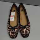 SM New York Womens Zion Leopard Ballet Bow Flats SIZE 11