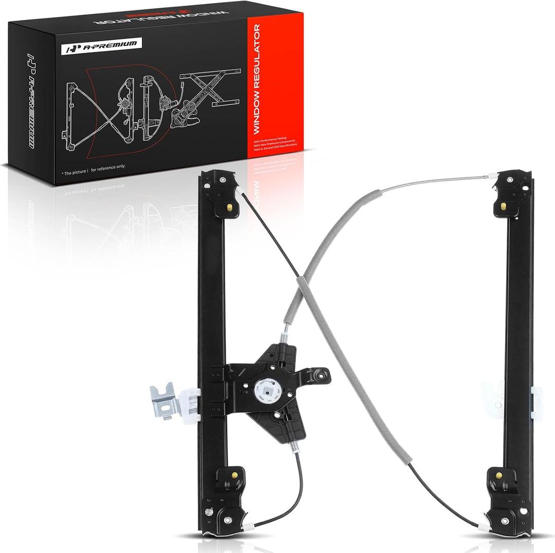 A-Premium Power Window Regulator Front Passenger Side, Without Motor