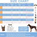 Large Dog Pajamas Pet Recovery Shirt Dog Pjs Cute Lightweight Stretchy Knit Pullover Large Dogs Pajamas Onesie for Small, Medium and Large Breeds (XXXX-Large (75-95lb), Blue Jellyfish)