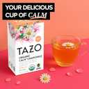 TAZO Calm Chamomile Herbal Tea Bags, Caffeine Free Blend, 16 Total Tea Bags