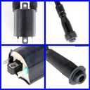 2 x Ignition Coil & Spark Plug Cap Hat 30510-MM8-003 30700-MW3-000 Replacement for Honda ACE 750 1998-2003 750 2004-2019
