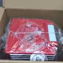 Nostalgia Retro Hot Air Popcorn Maker  12 Cups Oil Free Popping  Countertop Machine with Measuring Cup  Healthy Snacks & Movie Nights  Red