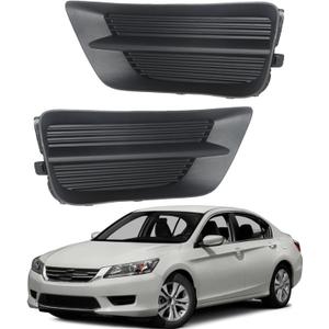 munirater 2-Pack Fog Light Hole Cover Driver & Passenger Side Replacement for Accord 2013-2015 Sedan 71112T2AA00, 71102T2AA00